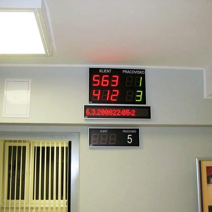 Sonsat vyvolávacie systémy - vyvolávanie klientov